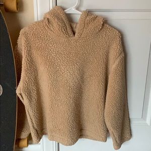 teddy bear fuzzy sweatshirt
